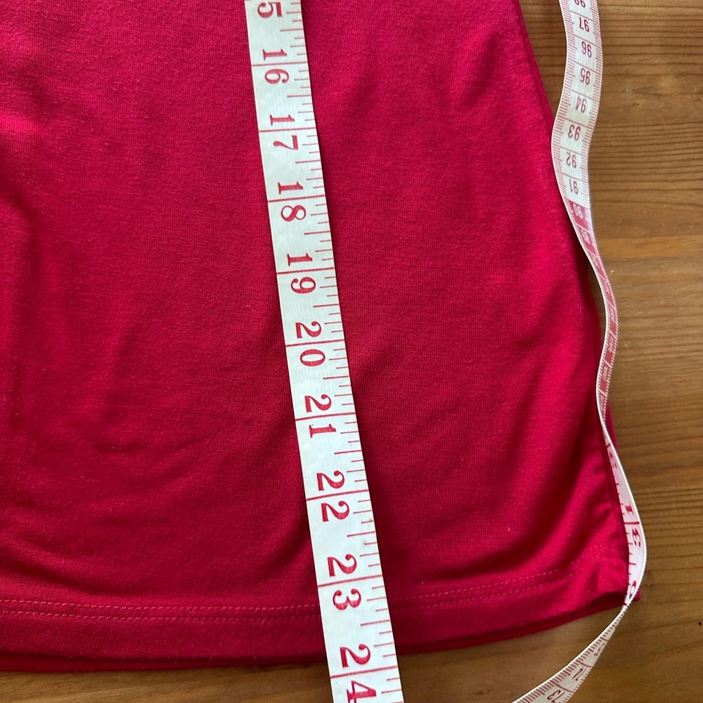 Cynthia Rowley 2pc Long PJ’s in Candy Apple Red w/White Embroidered Piping - SM - Picture 9 of 12